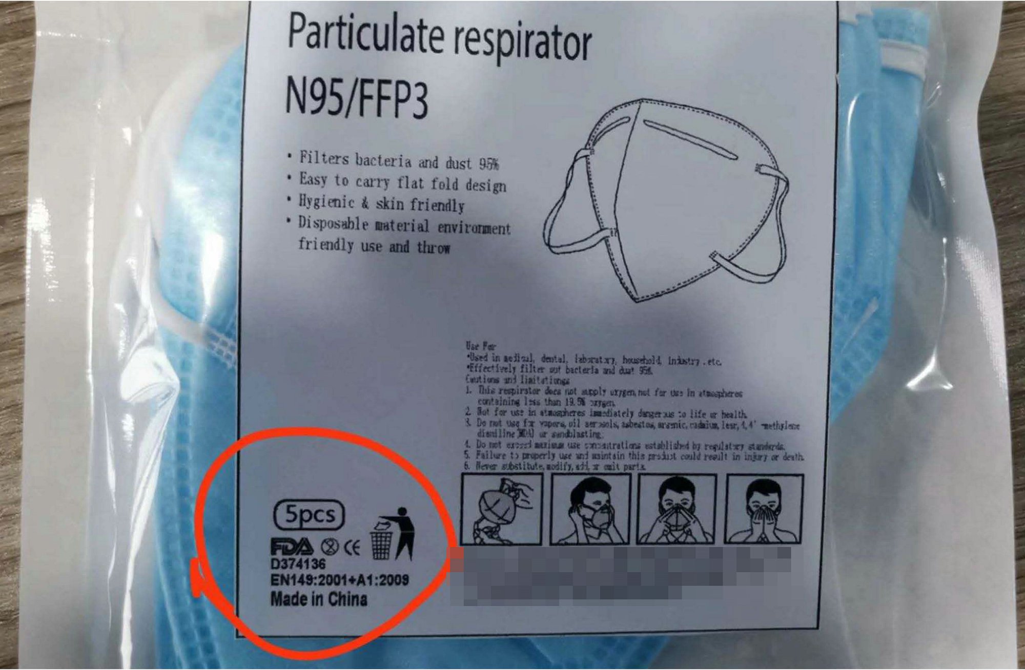 N95 FFP3 Proctive Mask for sale